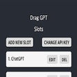 Drag GPT - Start AI Easily with Drag and Drop!