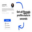 Threads Stats Tracker