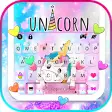 Cute Dreamy Unicorn Keyboard Background