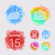Ikona programu: Wow Water Color Icon Pack