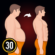プログラムのアイコン：Gain Muscles - 30 days Fi…