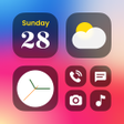 プログラムのアイコン：Color Widgets iOS - iWidg…