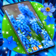 Ikona programu: Blue Flowers Live Wallpap…