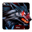 Bloody Metal Scary Wolf Keyboard Theme