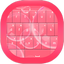 Pink Bubbles GO Keyboard