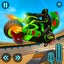 Light Bike Stunt Crash Derby Bike Racing Games