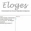 Eloges