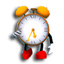 Running Clock 3D Screensaver