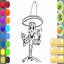 Coloring Book Plant
