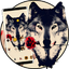 Tattoo Rose Romantic Wolf Theme