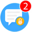 Privacy Messenger  Secured text SMS Call screen
