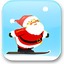 Santa Snowboard