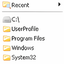 Folder Menu
