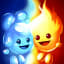 Fire and Ice - Pair Maze Runner Game