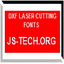 DXF LASER CUTTING FONTS