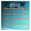 Calendário 2012 Anual