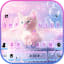 Angelic Cat Keyboard Background