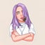 Billie Eilish sticker for WhatsApp