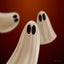 Halloween Ghosts Papel de Parede