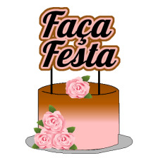 Cake Topper Faça Festa