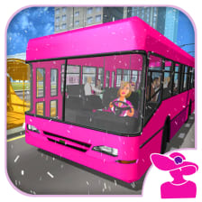 Snow Bus City Driver 3D : Modern Bus drive game