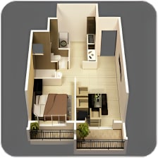 3D Small House Design
