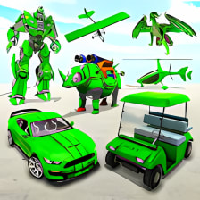 Rhino Robot Car transforming games  City battle