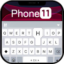 Black Phone 11 Keyboard Theme