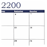 Free Monthly Calendar Template