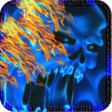 Blue Ghost Skull Fire Live Wallpaper APK for Android - Download