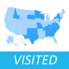 Visited States Map Pro