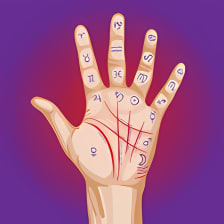 Palm reader - horoscope palmistry and divinations