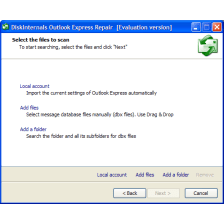 DiskInternals Outlook Express Repair