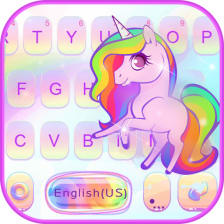 Keyboard - Colorful Unicorn Th