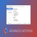 Advanced Notepad