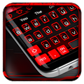 red keyboard theme