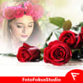 Romantic Rose Photo Frame : Flower photo frames