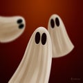 Halloween Ghosts Papel de Parede