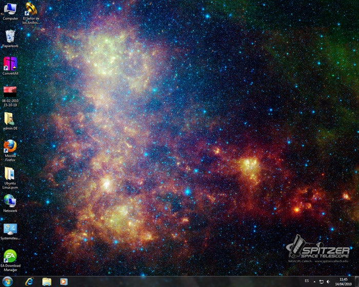 NASA Hidden Universe Windows 7 Theme Pack