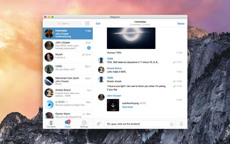 Telegram for Desktop for Mac - Download
