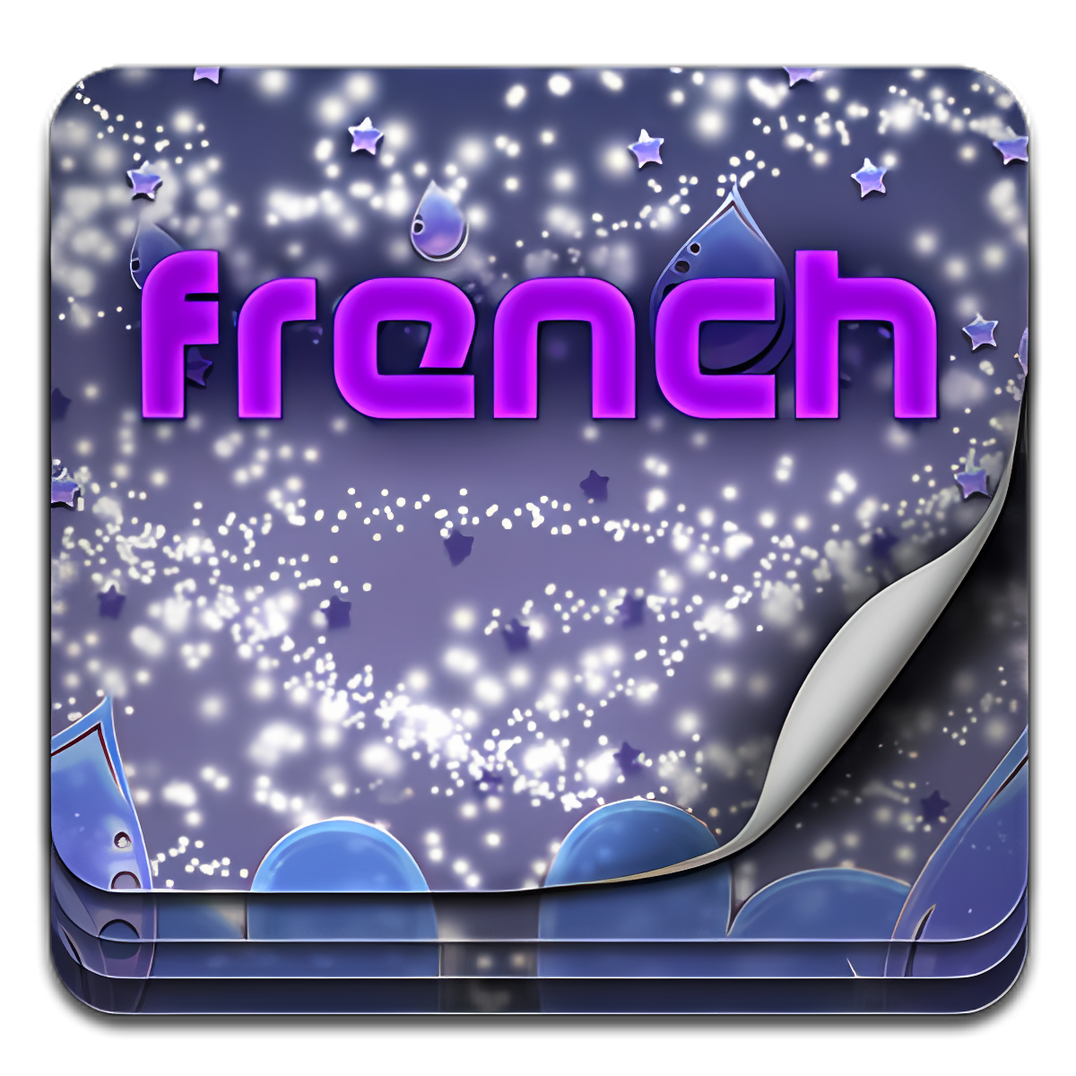 El tema del teclado francés