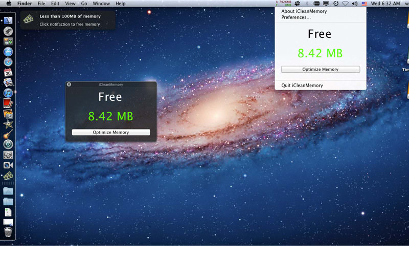 On Mac OS X Sierra Download Icleanmemory (1.6) Without Virus Icleanmemory-screenshot