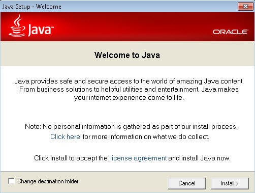 Java Runtime Environment - Download