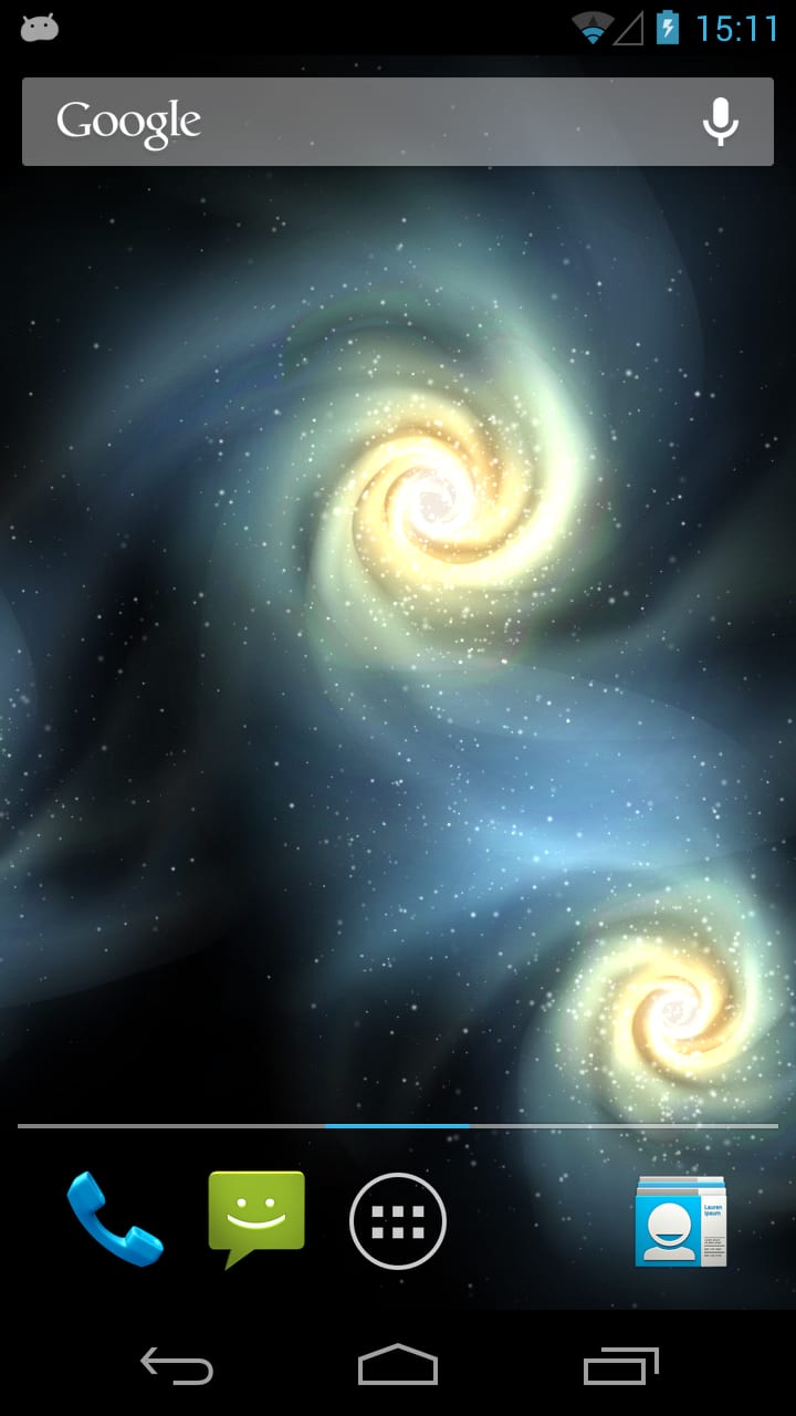 3D Galaxy Live Wallpaper For Android Download