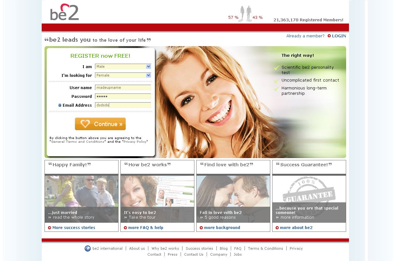 be 2 online dating