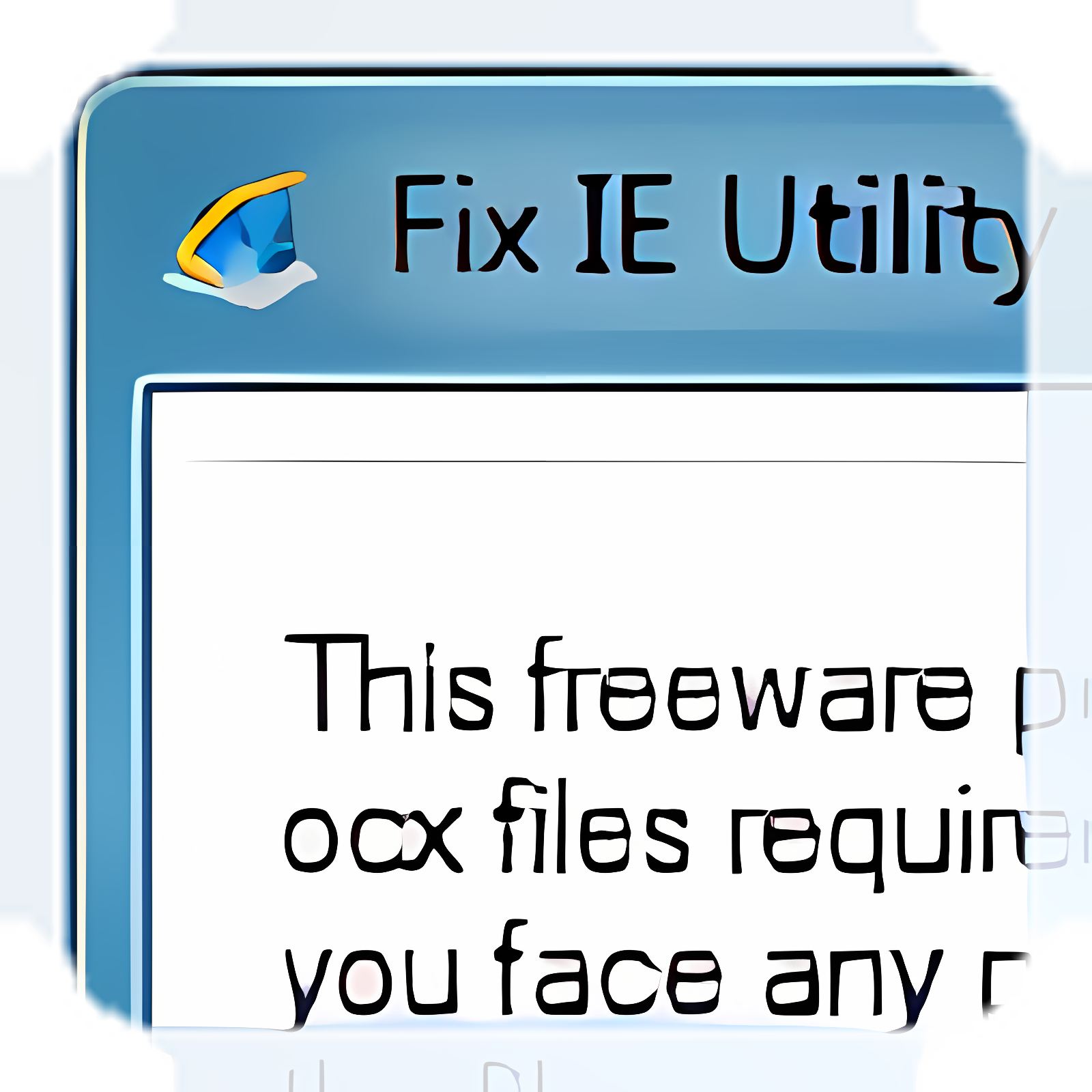 Fix IE Utility