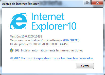 Ultimo internet explorer para windows 7