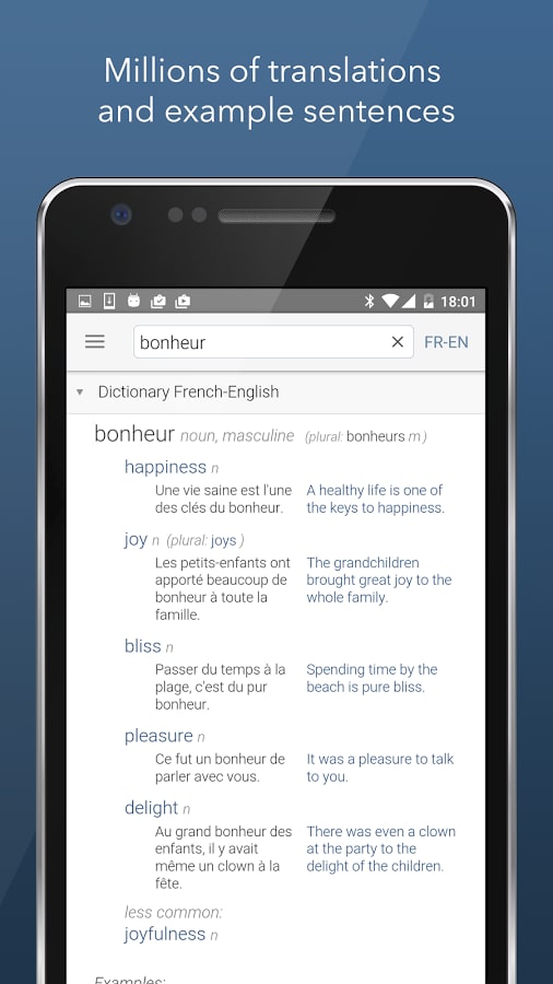 Diccionario Linguee para Android Descargar