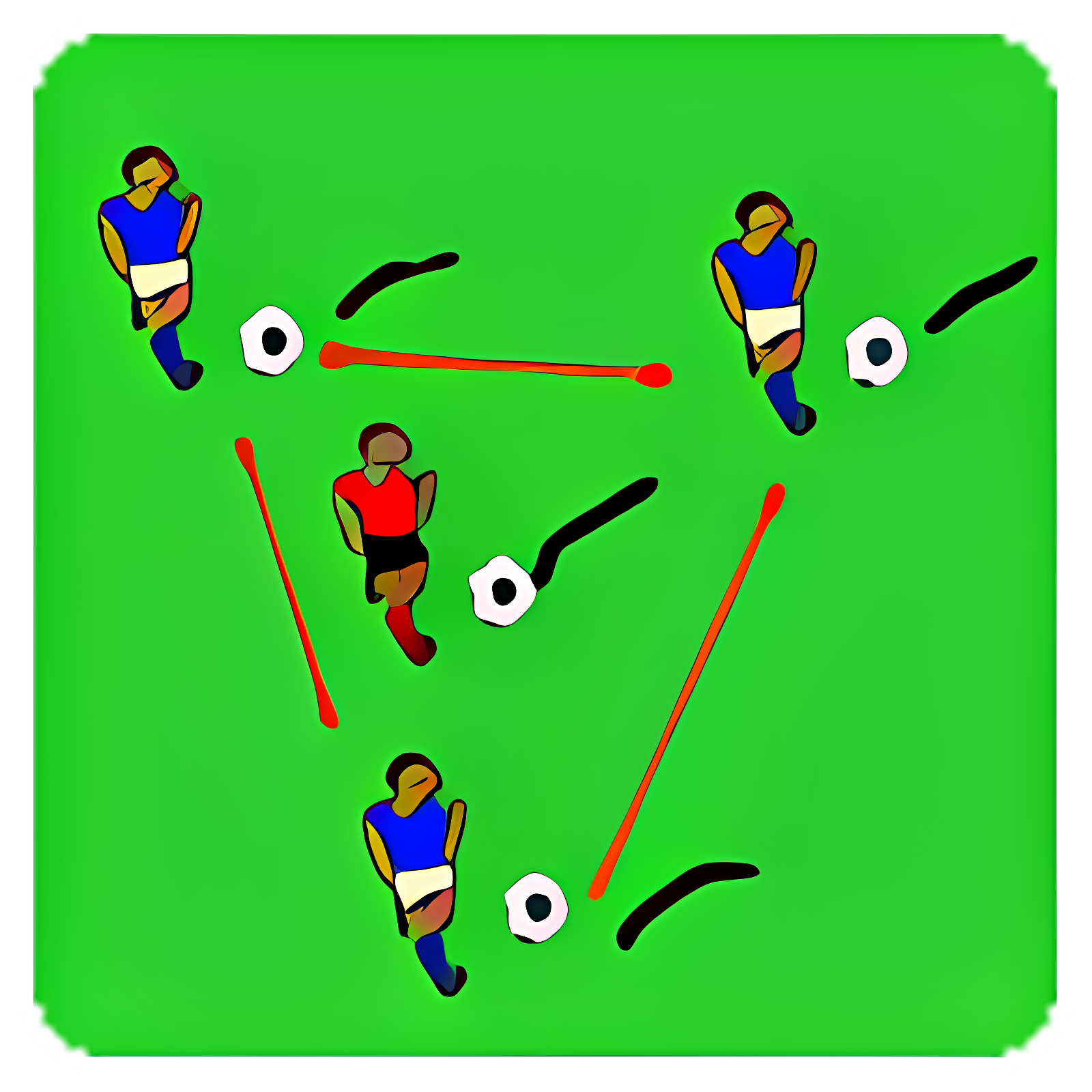 Gestione esercitazioni per allenamenti di calcio