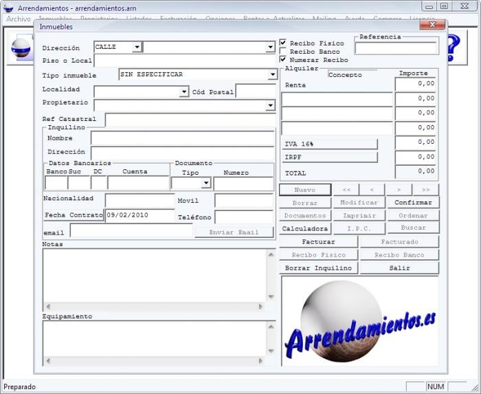 Arrendamientos 2012 - Descargar